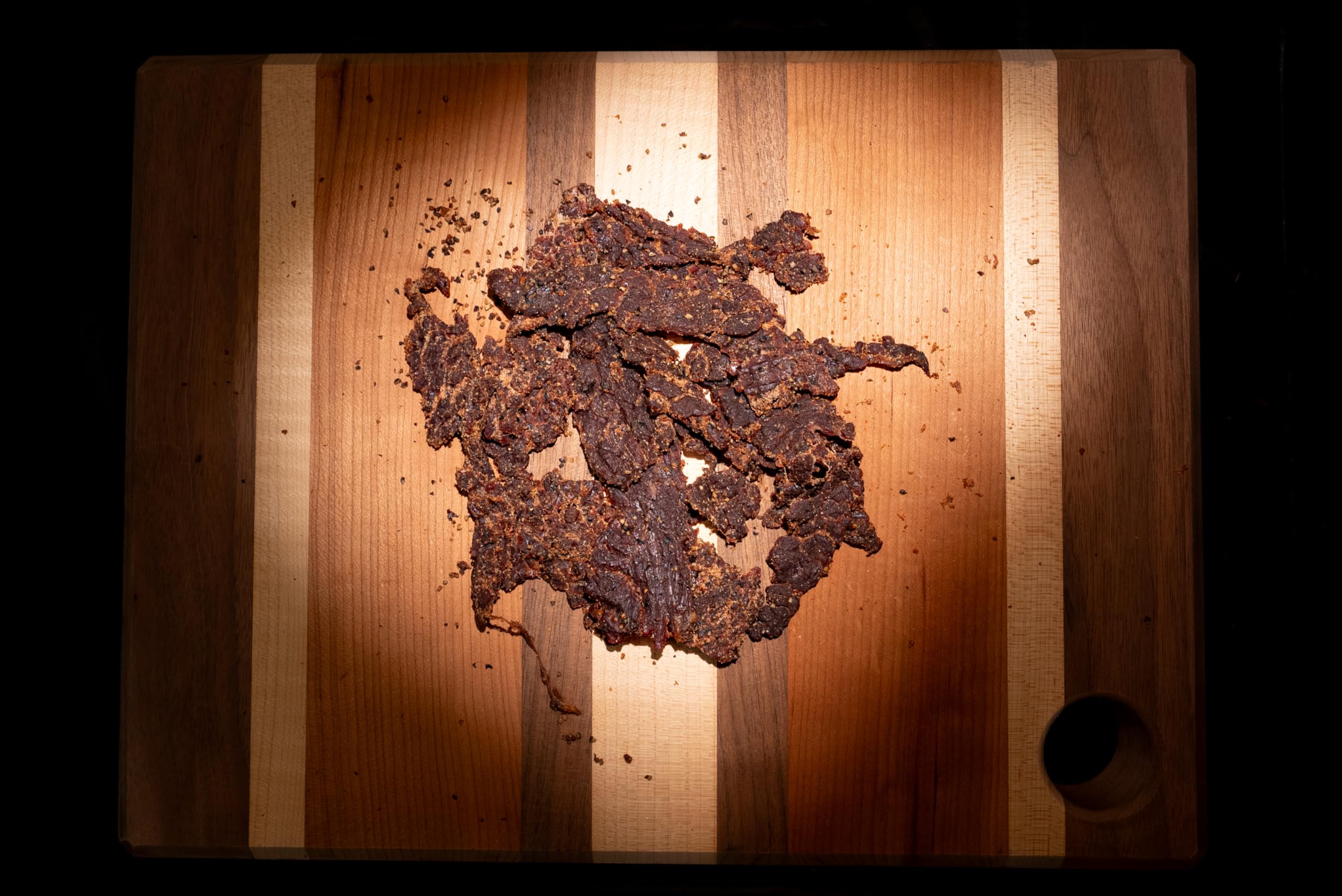 Woodsman's Reserve Original recipe brisket beef jerky.