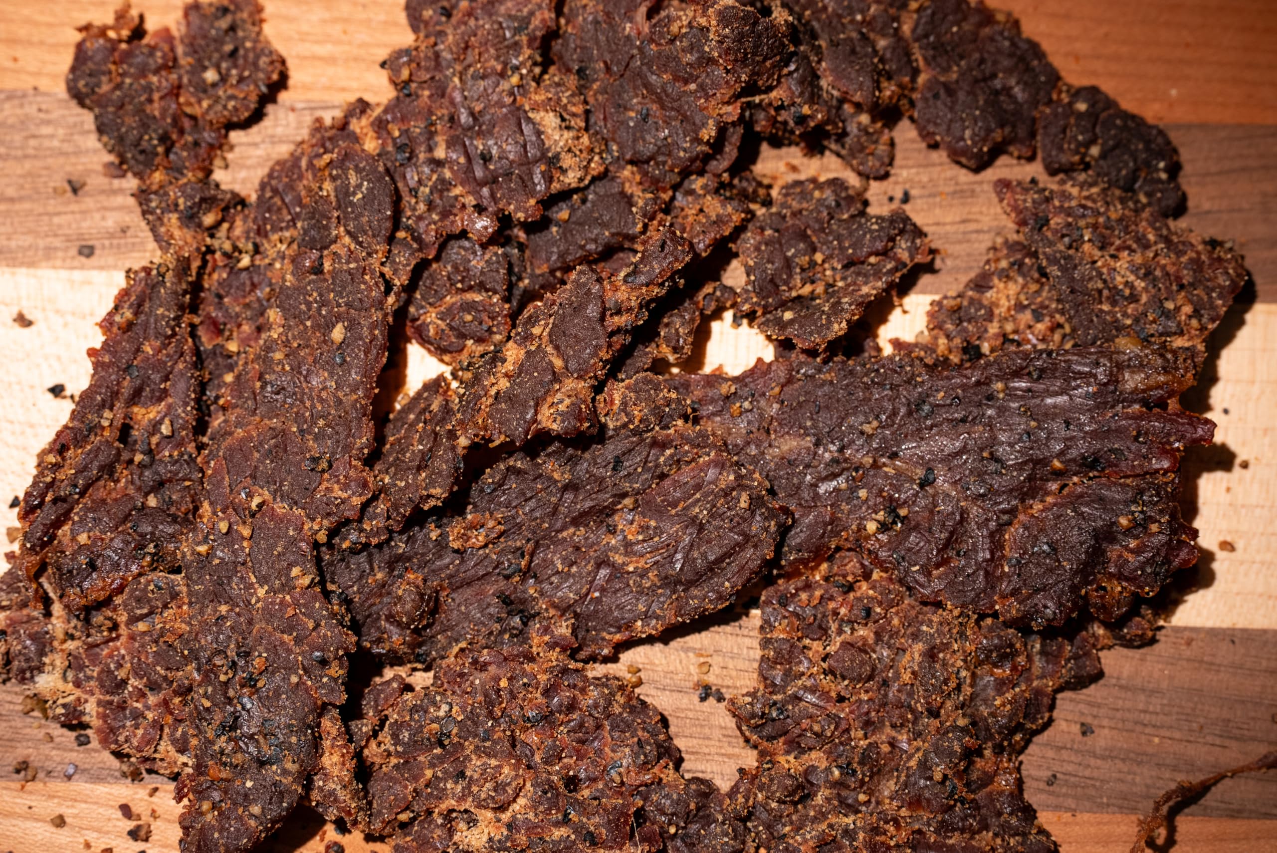 Woodsman's Reserve Original recipe brisket beef jerky.