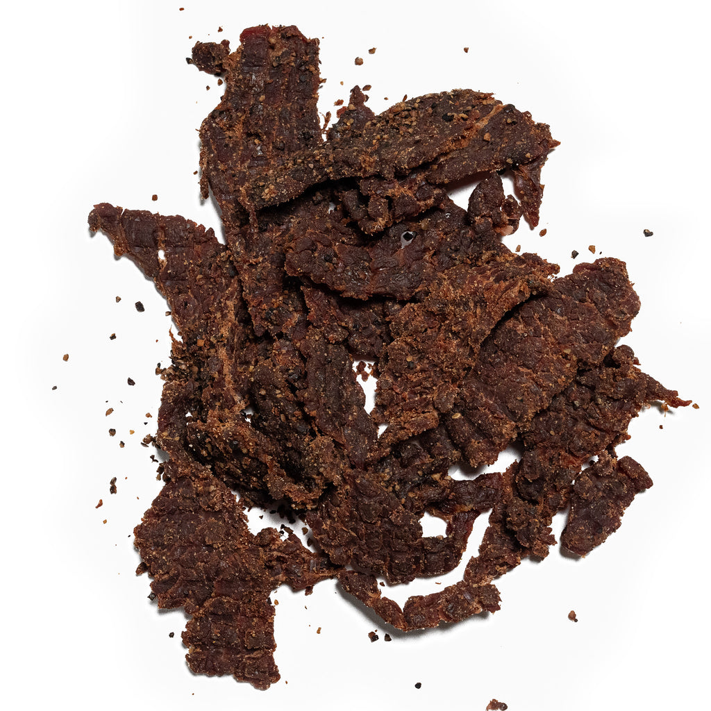 Woodsman's Reserve Original recipe brisket beef jerky.
