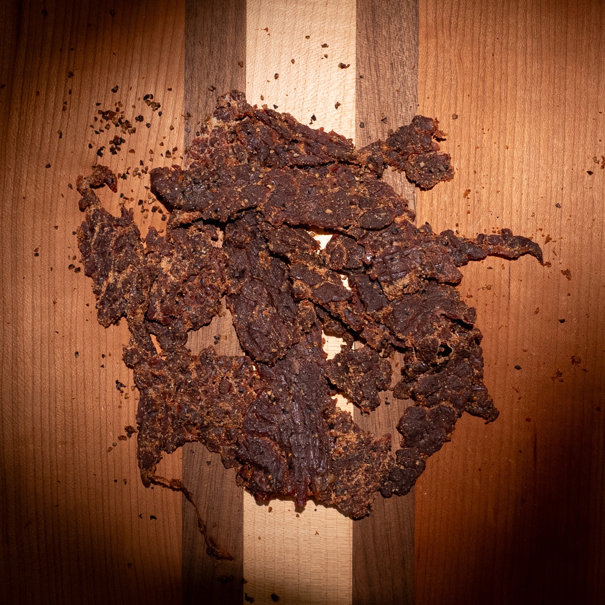Woodsman's Reserve Original recipe brisket beef jerky.