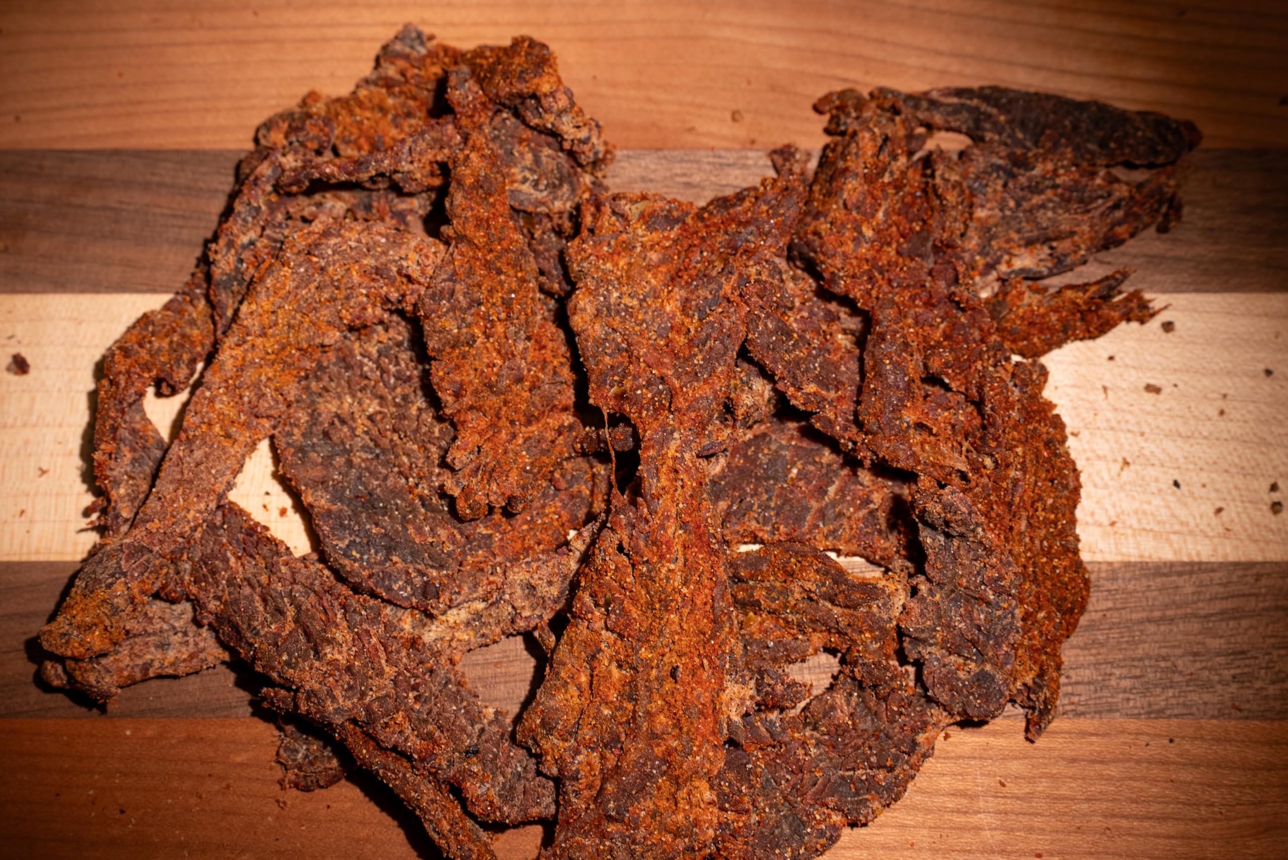 Woodsman's Reserve Chile lime brisket beef jerky.